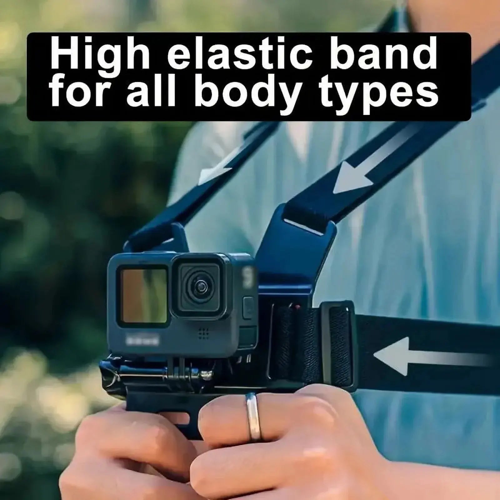 Hands-Free POV Phone & Action Camera Mount Kit — Chest + Head Strap