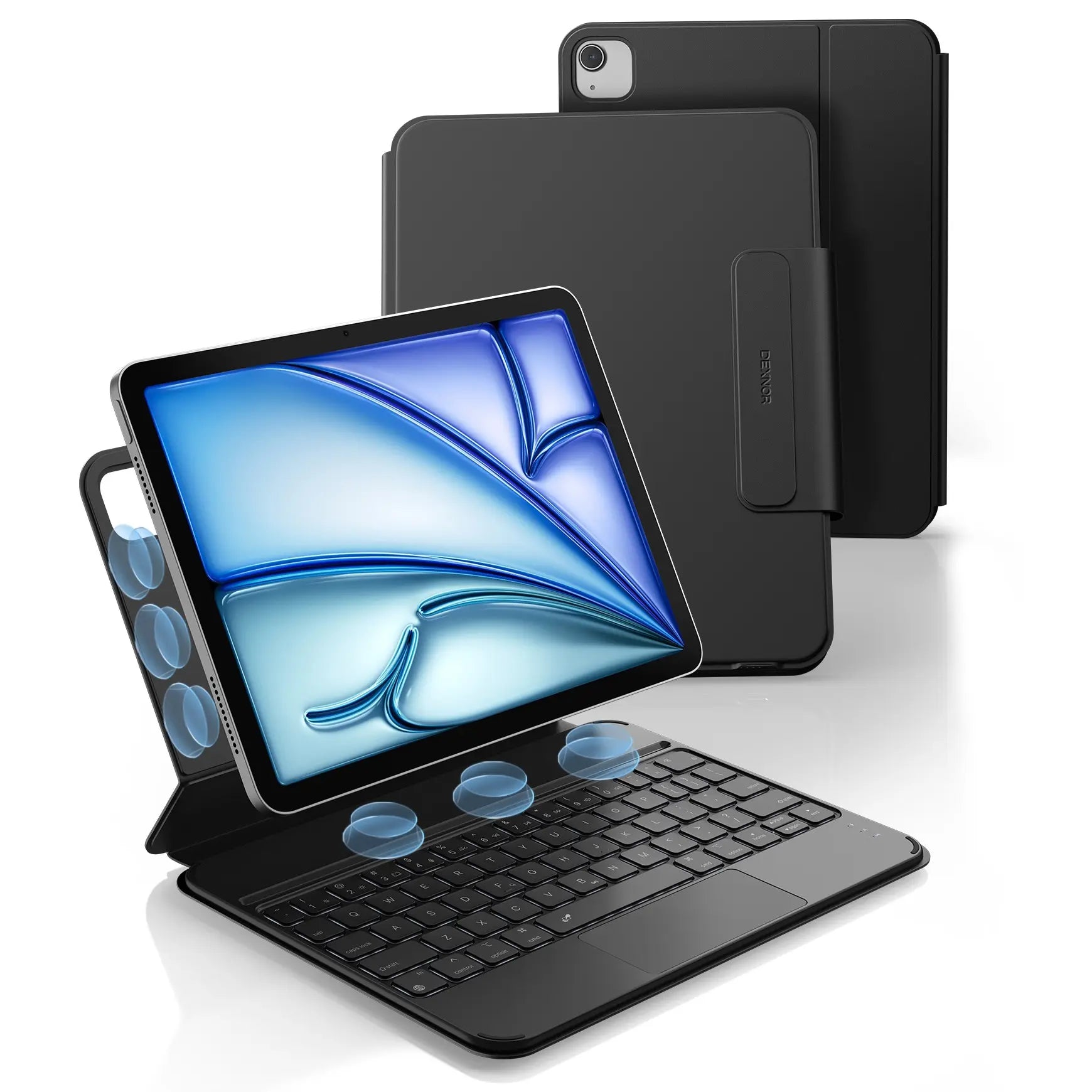 Dexnor Magnetic Keyboard Case for iPad Air/Pro 11 — Trackpad & Backlit Keys