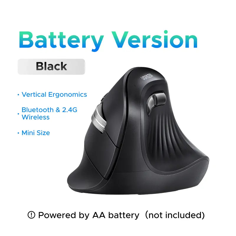 UGREEN Vertical Wireless Ergonomic Mouse — Bluetooth + 2.4G, 5 DPI Levels