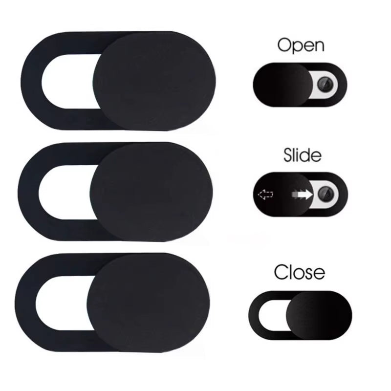 Ultra-Thin Sliding Webcam Covers — Laptop, Tablet & Phone Privacy Pack