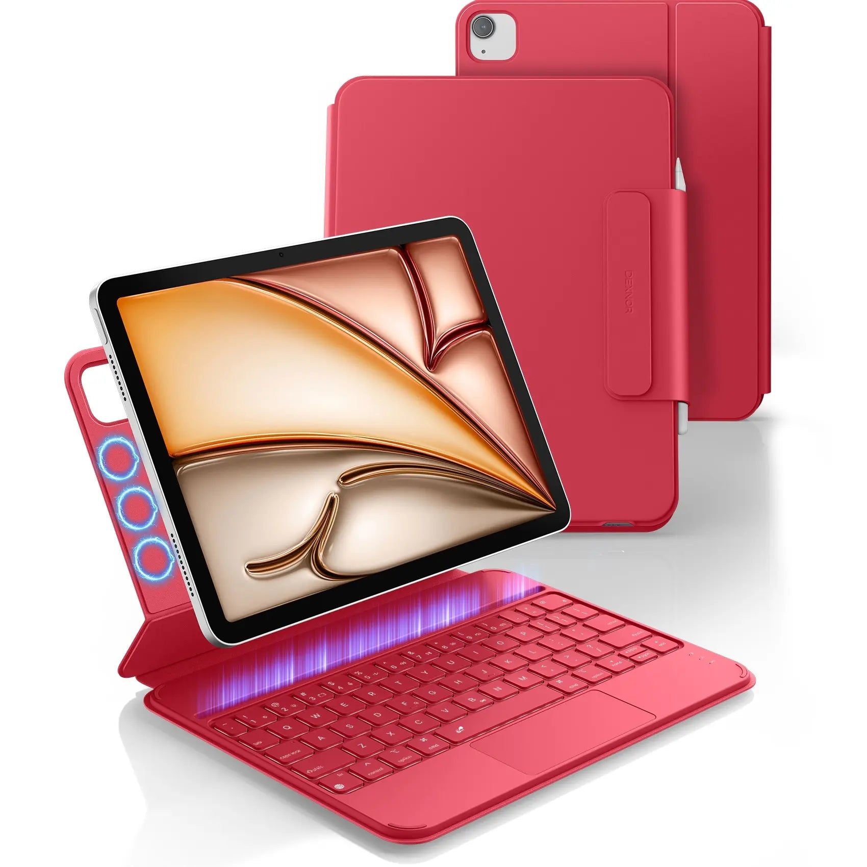 Dexnor Magnetic Keyboard Case for iPad Air/Pro 11 — Trackpad & Backlit Keys