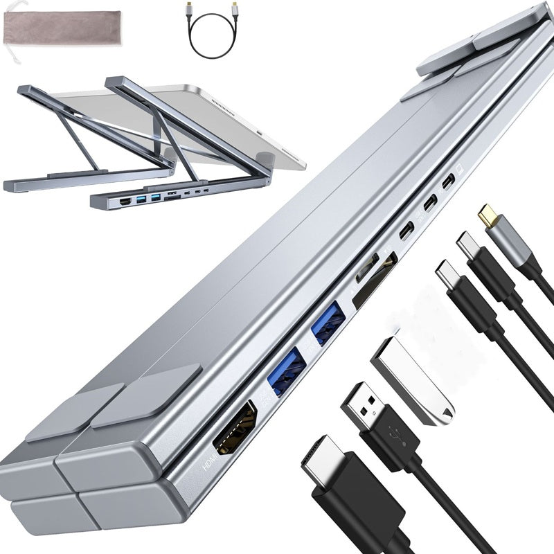 FlexDock 8-in-1 USB-C Hub — 4K HDMI, 10Gbps Data, 100W PD & Ethernet